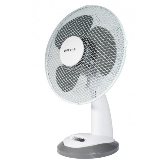 WENTYLATOR BIURKOWY 30cm BIAŁY 35W VOLTENO VO0024 -zdjęcie numer 1