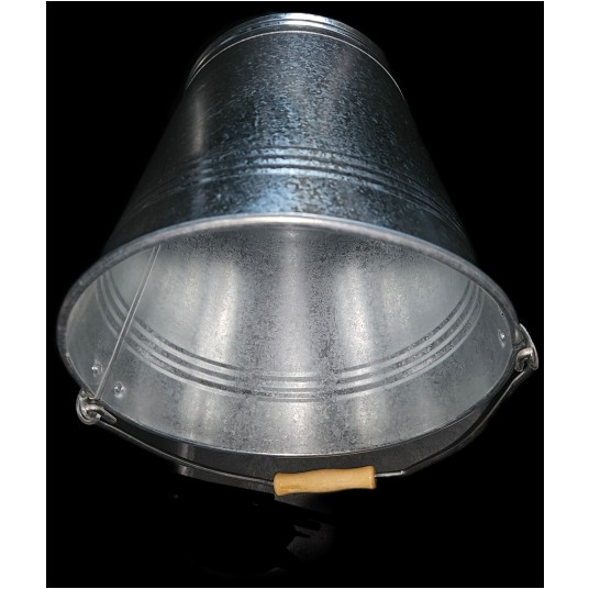 WIADRO ocynk 12 litrów (koralik) 6432 DaPro