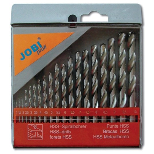 WIERTŁO METAL 19el./ 1mm-10mm JOBI 11029
