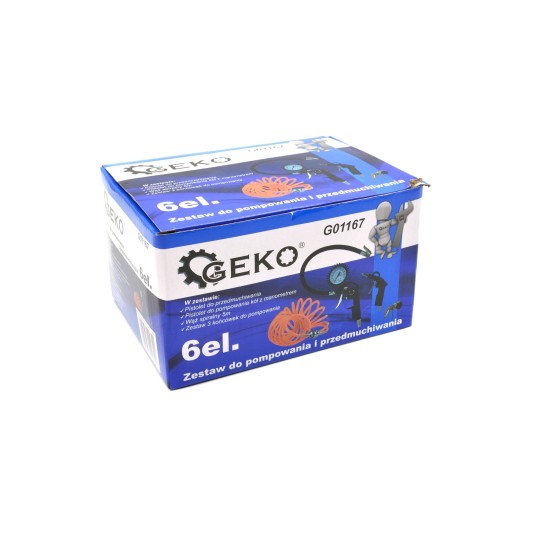ZESTAW do POMPOWANIA i PRZEDMUCHIWANIA 6el. GEKO G01167