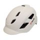 KASK ROWEROWY M biały mat + LED-USB KS35 AVO U032