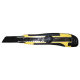 NÓŻ 18 METALOWA PROWADNICA DOKRĘCANY żółto-czarny GoldFlex 070025 -zdjęcie numer 3