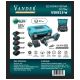 VSK813W SZLIFIERKA AKUMULATOROWA z REGULACJĄ 125mm 18V + BATERIA 4ah + ŁADOWARKA (walizka) VANDER