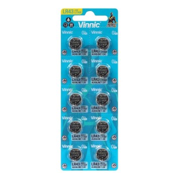 BATERIA Alkaline VINNIC G12/LR43 /blister 10szt