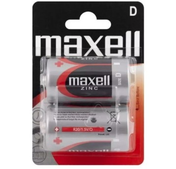 BATERIA cynkowo-węglowa MAXELL ZINC R20 /blister 2szt