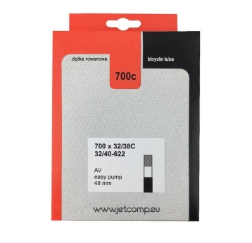 DĘTKA 700x32/38C AV-48mm (zawór samochodowy) JET D139