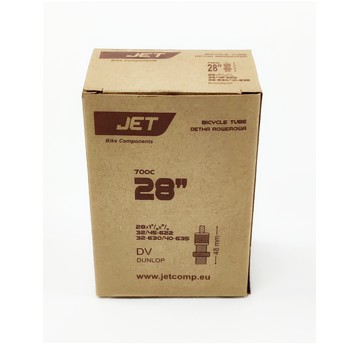 DĘTKA 700x35/45C DV-48mm (zawór rowerowy) JET D188 / szare op.