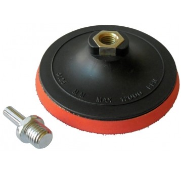 DYSK SZLIFIERSKI 125 + adapter czerwony DaPro 2818