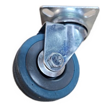 KOŁO 50 SKRĘTNE guma szara 710050