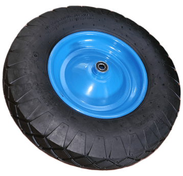 KOŁO TACZKI 4.00-8 4pł. KOSTKA + oś