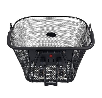 KOSZ ROWEROWY PRZÓD CLICK HT-20202056-025 czarny z siatki A852