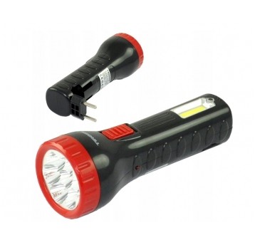 LATARKA AKUMULATOROWA 7LED+COB LED TIROSS TS3029