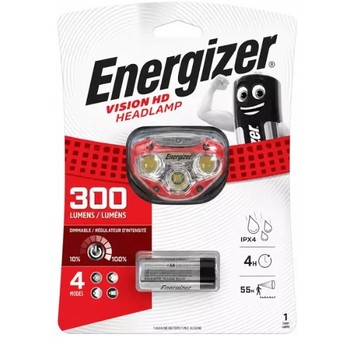 LATARKA CZOŁOWA ENERGIZER LP09071 Vision HD 300 lm kod 6377
