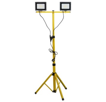 NAŚWIETLACZ LED 2x50 STATYW 140cm, 7000lm, 4500K, IP65 DPM ST2X50 / BERGE EPN015