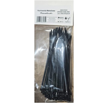 OPASKA TAŚMOWA 4,8x400 UV Black OK48/400B HMN