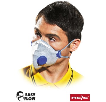 PÓŁMASKA z ZAWORKIEM BOCZNYM op.10 MAS-S-FFP2V-REJS