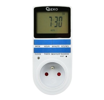 PROGRAMATOR ELEKTRONICZNY 7dni z/U GEKO G03346