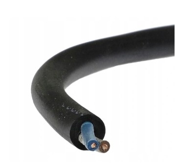 PRZEWÓDY OW GUMA czarny