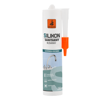 SILIKON SANITARNY bezbarwny 280ml DRAGON DSS280BE