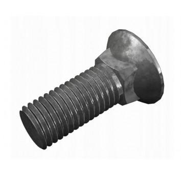 ŚRUBA PŁUŻNA 12x40 czarna DIN605