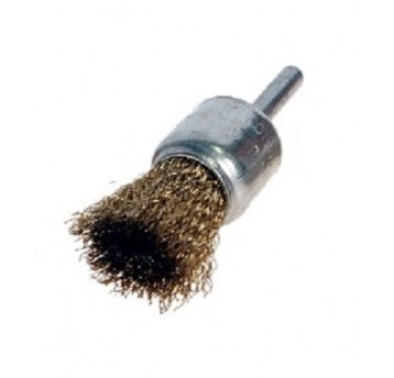 SZCZOTKA DOCZOŁOWA 24 z/b drut stalowy karbowany VERTO 62H341