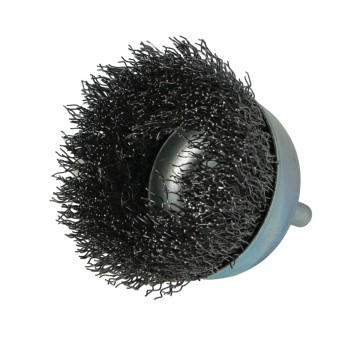 SZCZOTKA DOCZOŁOWA 80 z/b drut stal.karb. EGA 3502 / FASTER TOOLS FT201-28