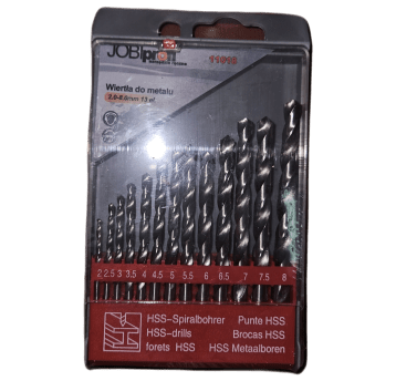 WIERTŁO METAL 13el./ 2mm-8mm JOBI 11018
