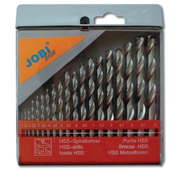 WIERTŁO METAL 19el./ 1mm-10mm JOBI 11029