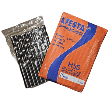 WIERTŁO METAL 9,0 HSS DIN 338 FESTA STANDARD białe