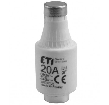 WKŁADKA TOPIK 20A/500V DII ETI 002312106