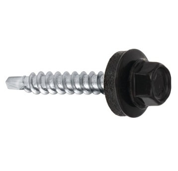 WKRĘT FARMER DREWNO 4,8x25 czarny 9005 KLIMAS /op.250szt