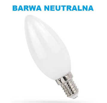 ŻARÓWKA LED NW neutralna E14 5W ŚWIECZKA 450lm/4000K ECOLIGHT EC79484