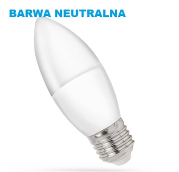 ŻARÓWKA LED NW neutralna E27 5W ŚWIECZKA 500lm/4000K ECOLIGHT EC79437