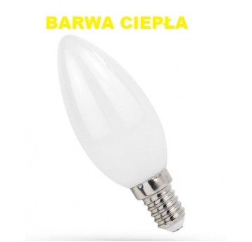 ŻARÓWKA LED WW ciepła E14 7W ŚWIECZKA 630lm/3000K ECOLIGHT EC79289