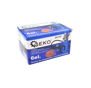 ZESTAW do POMPOWANIA i PRZEDMUCHIWANIA 6el. GEKO G01167