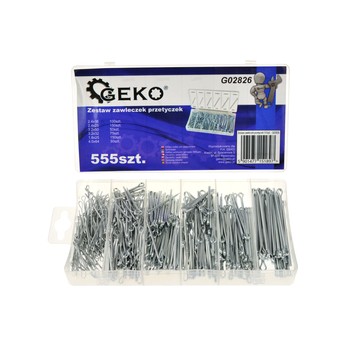 ZESTAW ZAWLECZKA PRZETYCZKA 25-64mm/555szt. GEKO G02826